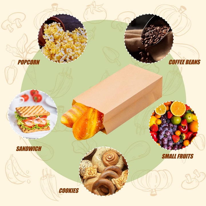 Papierowe torby na lunch