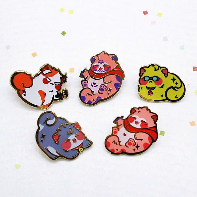Viverra enamel Pin