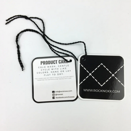 Висящи етикети със заоблени ъгли